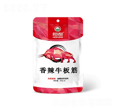 恒都香辣牛板筋