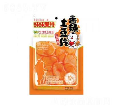 味味聚特香辣土豆片80g