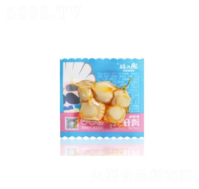 漁大叔香辣灣仔貝200g海鮮零食大禮包即食扇貝休閑食品特產(chǎn)小吃開(kāi)袋即食扇貝肉干肉脯