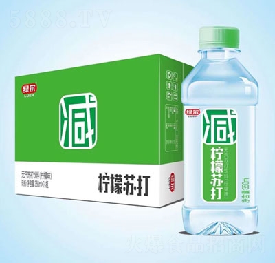 綠爾檸檬蘇打果味蘇打飲料夏季飲料招商