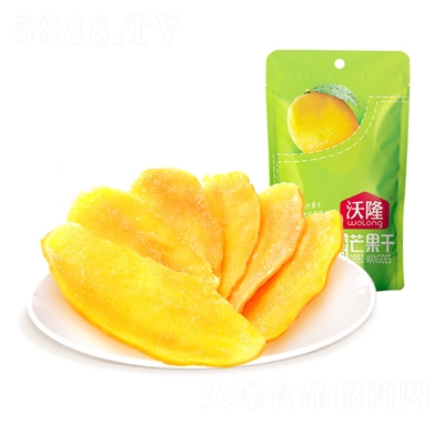 沃隆芒果干70g休閑零食蜜餞果脯果干