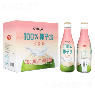 豪園100%椰子水1.25LX6瓶