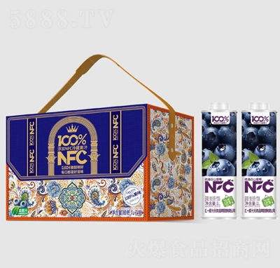 藍莓汁復(fù)合果汁飲料1LX4瓶