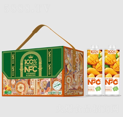 芒果汁復(fù)合果汁飲料1LX4瓶