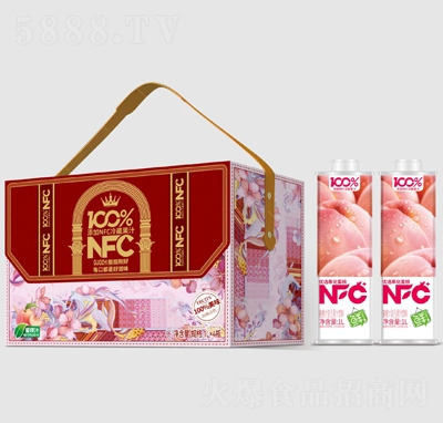 蜜桃汁復(fù)合果汁飲料1LX4瓶