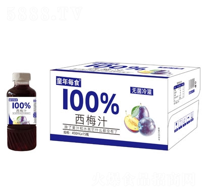 ͯÿʳ100%÷֭450ml15